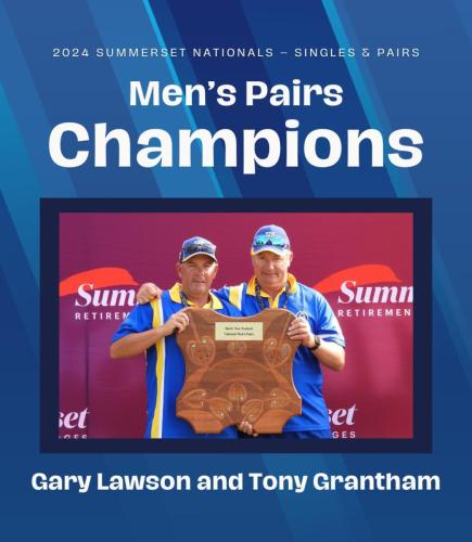 Pairs Final. Gary Lawson and Tony Grantham