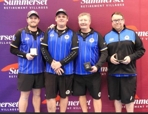 Runners Up. Bowls New Zealand champion men's fours.
