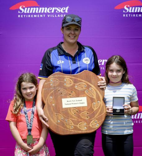 Finals Day @ NationalsNational singles winner and family