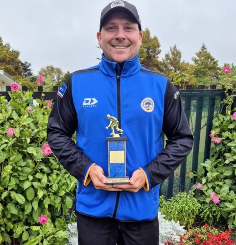 Centre Yr. 1 & 2 men’s singles champion