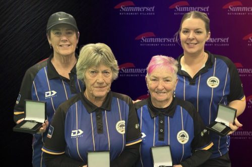 Silver medal winners at BNZ champions of champions fours.
