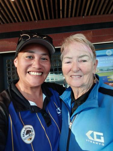 March 7 Women's pairs champions