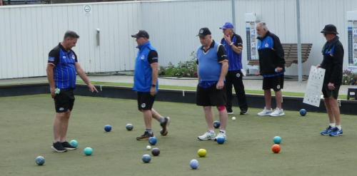 Oct 18 Club champs. Men’s fours. G. McClurg v T. SandreyMen’s triple S. P. McKinnel v K. Mason