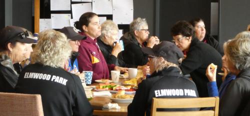 Morning tea with the Allenton ladies.
